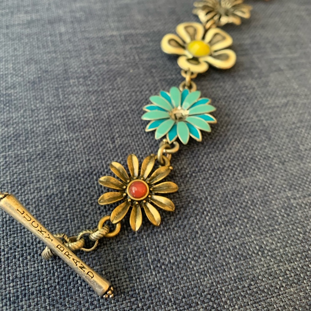Lucky Brand Silver Flower Bracelet